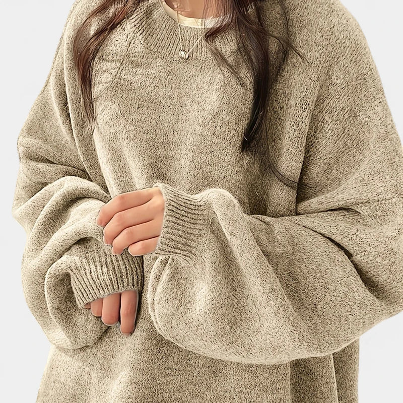 Gleame.-Truien & Vesten-Gleame Sweater - Casual longsleeve drop shoulder trui voor dames