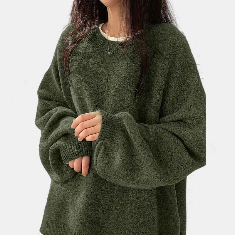 Gleame.-Truien & Vesten-Gleame Sweater - Casual longsleeve drop shoulder trui voor dames