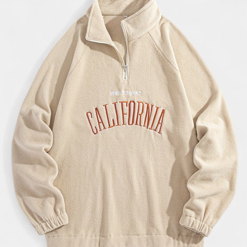 Gleame.-Truien & Vesten-Gleame Sweatshirt - Sportief sweatshirt met opstaande kraag voor heren