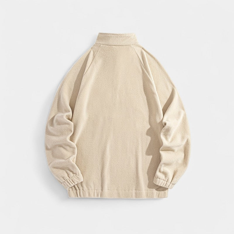 Gleame.-Truien & Vesten-Gleame Sweatshirt - Sportief sweatshirt met opstaande kraag voor heren