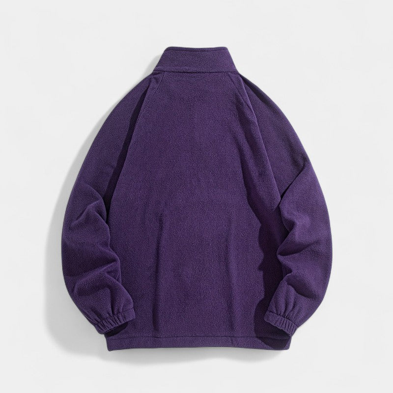 Gleame.-Truien & Vesten-Gleame Sweatshirt - Sportief sweatshirt met opstaande kraag voor heren