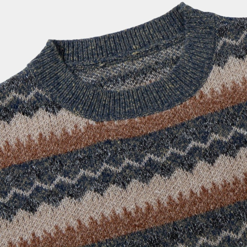 Gleame.-Truien & Vesten-Gleame Trui - Casual loose fit trui met kleurblokken