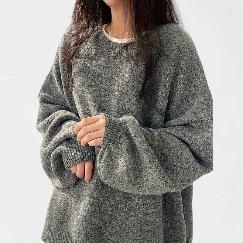 Gleame.-Truien & Vesten-Gleame Trui - Casual trui met lange mouwen en drop shoulder