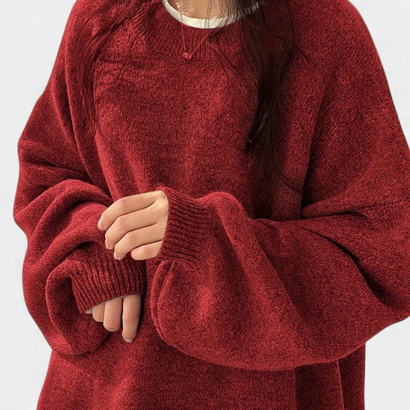 Gleame.-Truien & Vesten-Gleame Trui - Casual trui met lange mouwen en drop shoulder