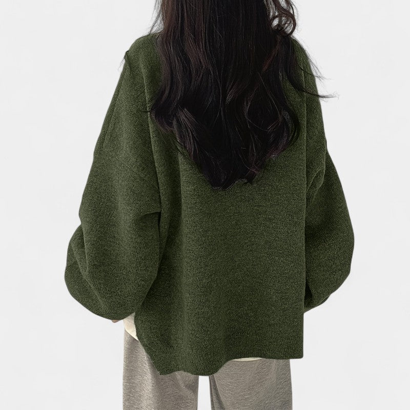 Gleame.-Truien & Vesten-Gleame Trui - Casual trui met lange mouwen en drop shoulder