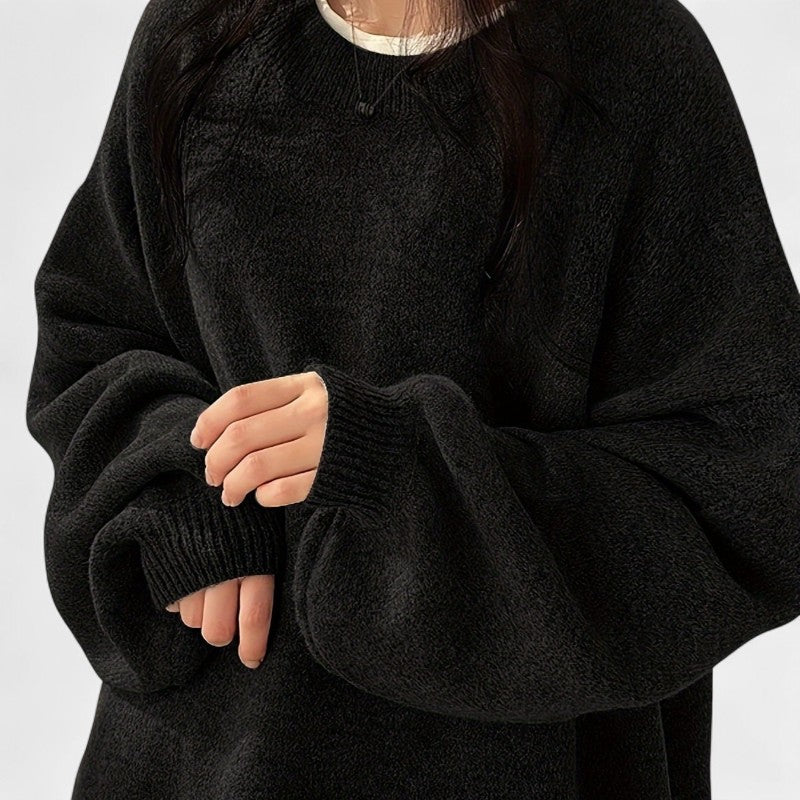 Gleame.-Truien & Vesten-Gleame Trui - Casual trui met lange mouwen en drop shoulder