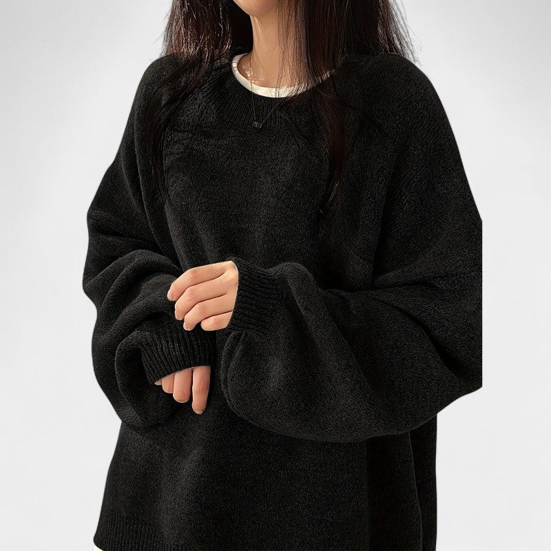 Gleame.-Truien & Vesten-Gleame Trui - Casual trui met lange mouwen en drop shoulder
