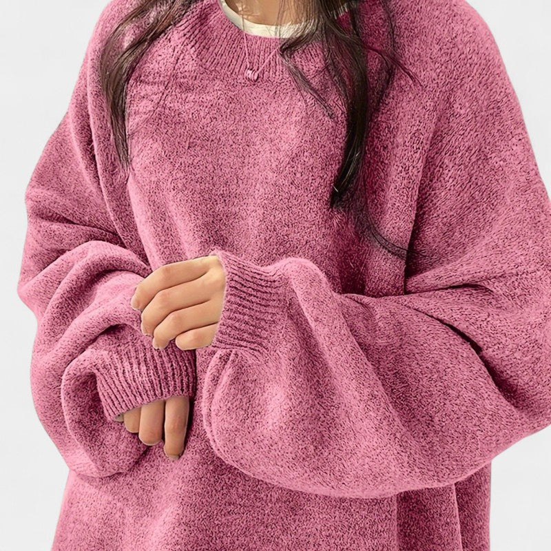 Gleame.-Truien & Vesten-Gleame Trui - Casual trui met lange mouwen en drop shoulder