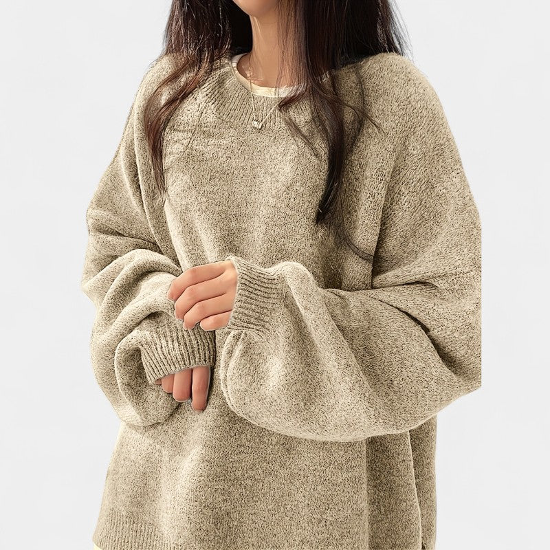 Gleame.-Truien & Vesten-Gleame Trui - Casual trui met lange mouwen en drop shoulder