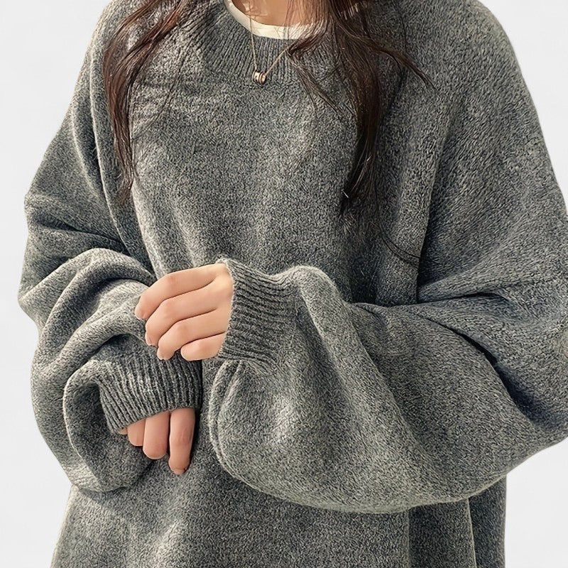 Gleame.-Truien & Vesten-Gleame Trui - Casual trui met lange mouwen en drop shoulder