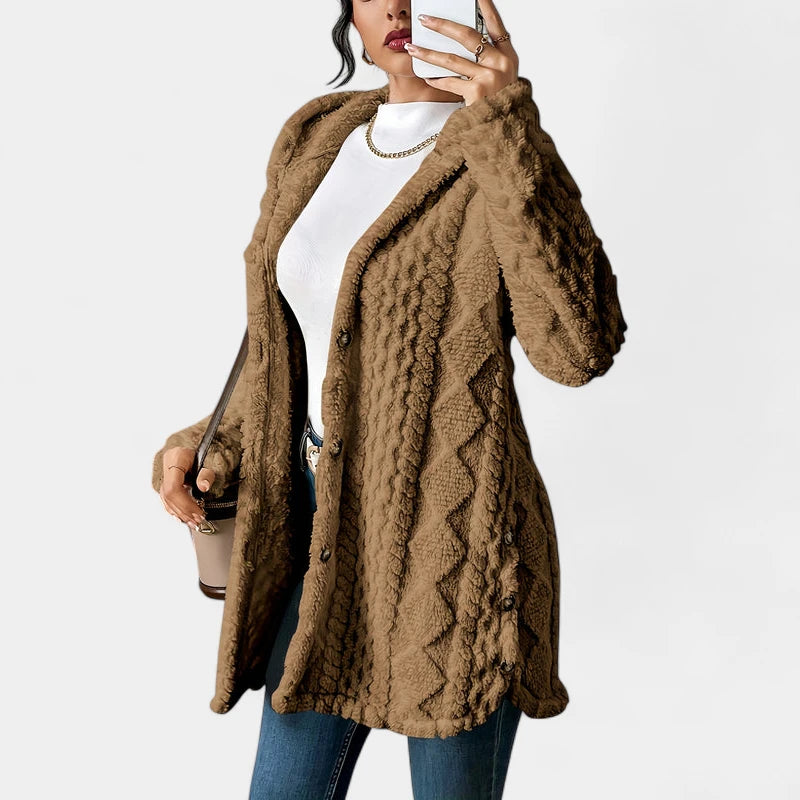 Gleame.-Truien & Vesten-Gleame Truien - Casual Truien met open voorkant en lange mouwen voor dames