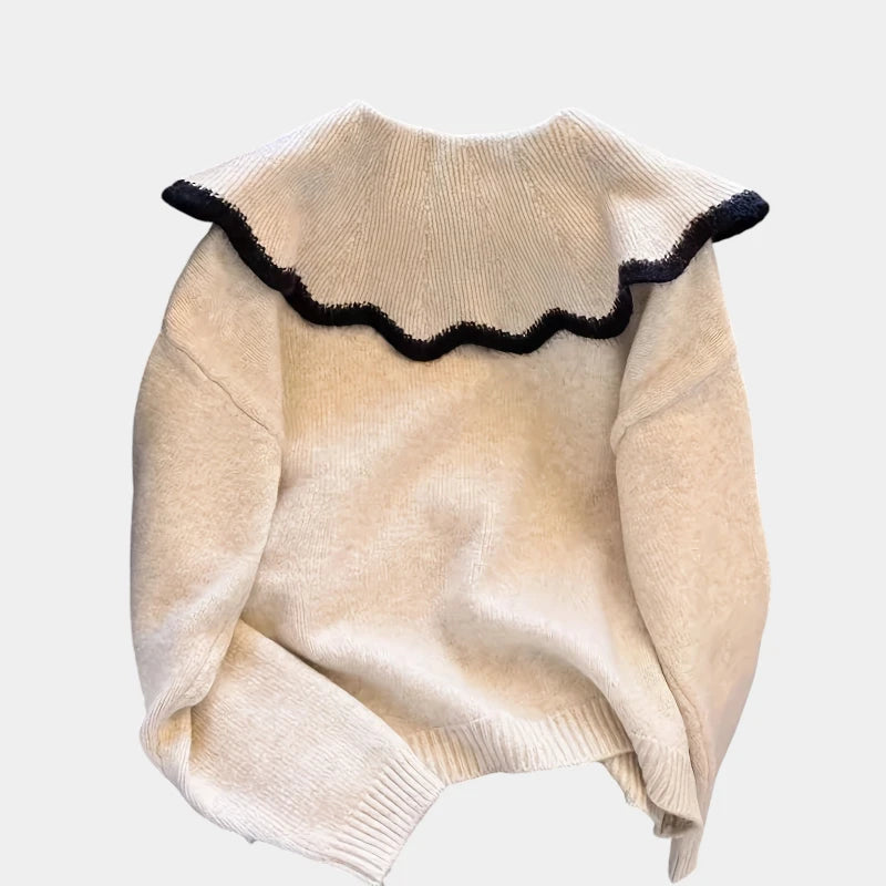 Gleame.-Truien & Vesten-Gleame cardigan - loszittend lang mouw vest voor herfst