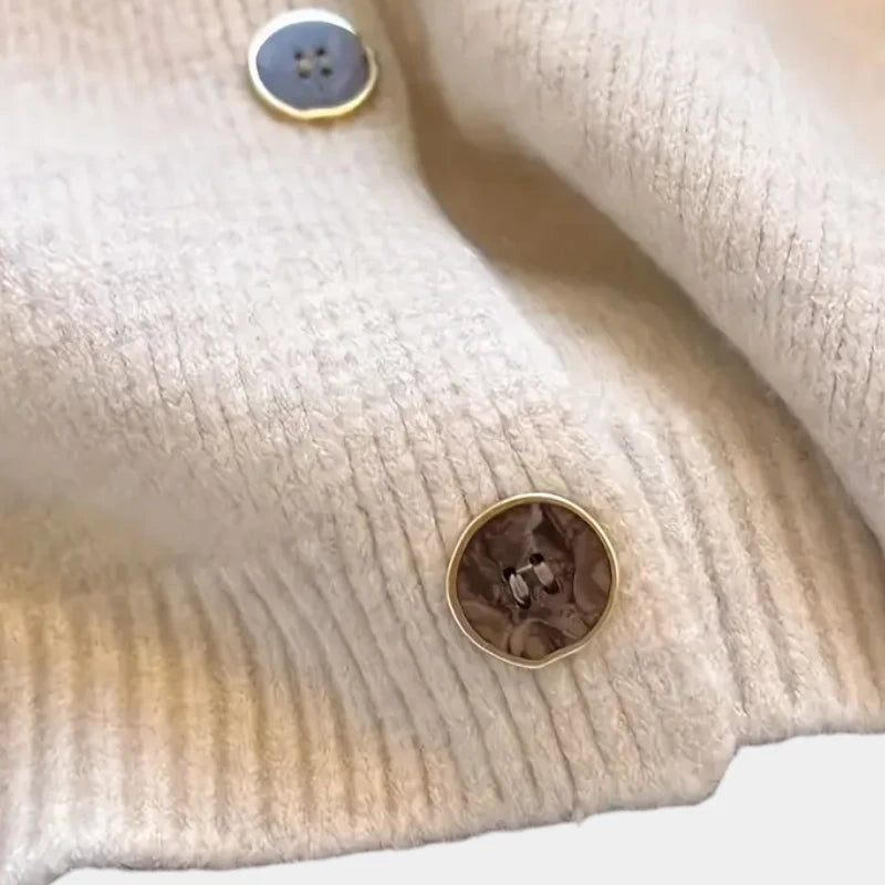 Gleame.-Truien & Vesten-Gleame cardigan - loszittend lang mouw vest voor herfst