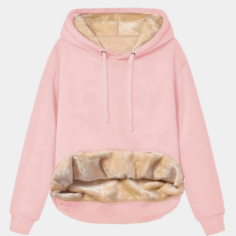 Gleame.-Truien & Vesten-Gleame hoodie - casual dames hoodie met lange mouwen