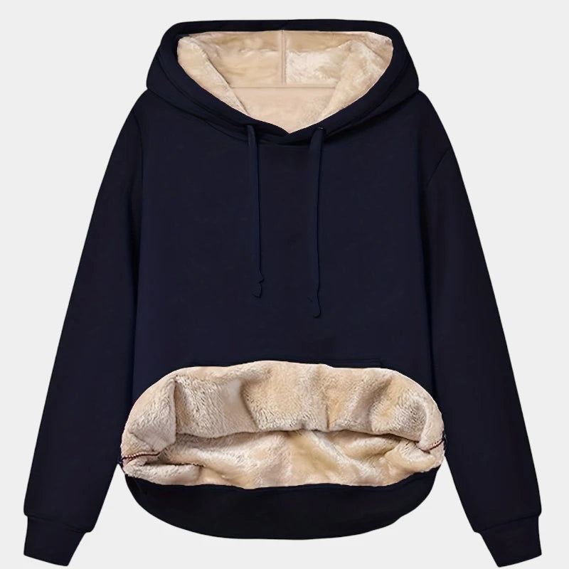 Gleame.-Truien & Vesten-Gleame hoodie - casual dames hoodie met lange mouwen