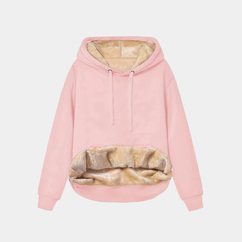 Gleame.-Truien & Vesten-Gleame hoodie - casual dames hoodie met lange mouwen