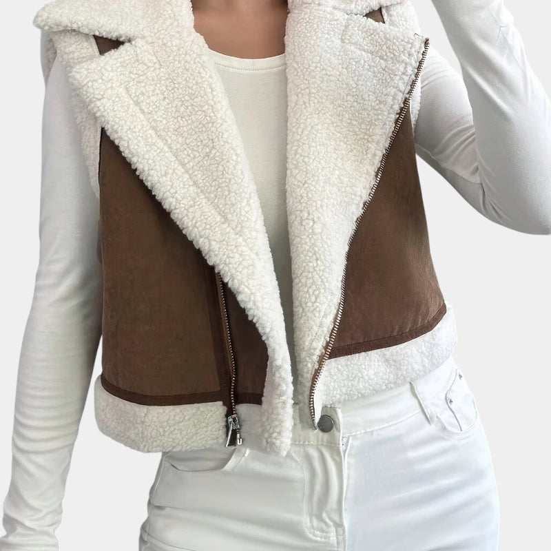 Gleame.-Truien & Vesten-Gleame jas - casual korte mouw jas voor dames herfst