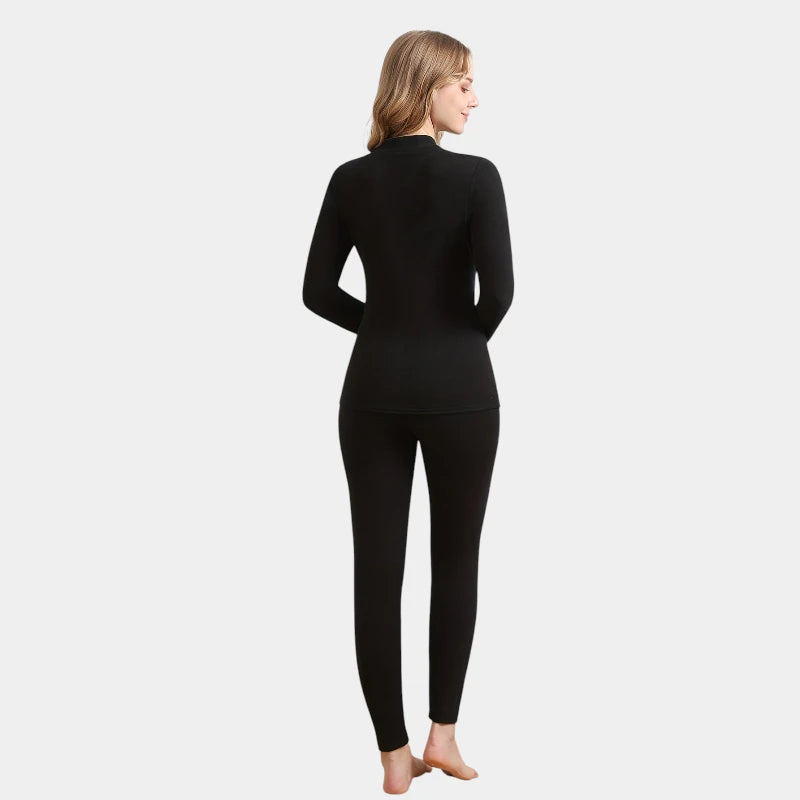 Gleame.-Truien & Vesten-Gleame set - hoge hals comfortabel top lange mouw en broek