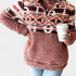 Gleame.-Truien & Vesten-Gleame sweatshirt - casual dames trui met lange mouwen en geometrisch patroon