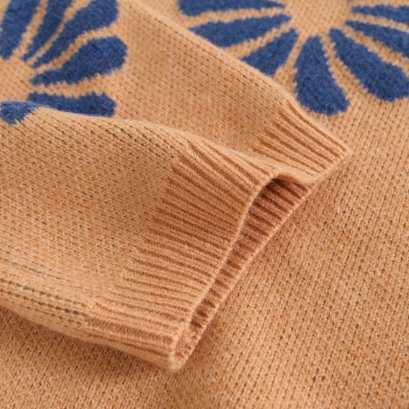 Gleame.-Truien & Vesten-Gleame trui - casual pullover met bloemenprint