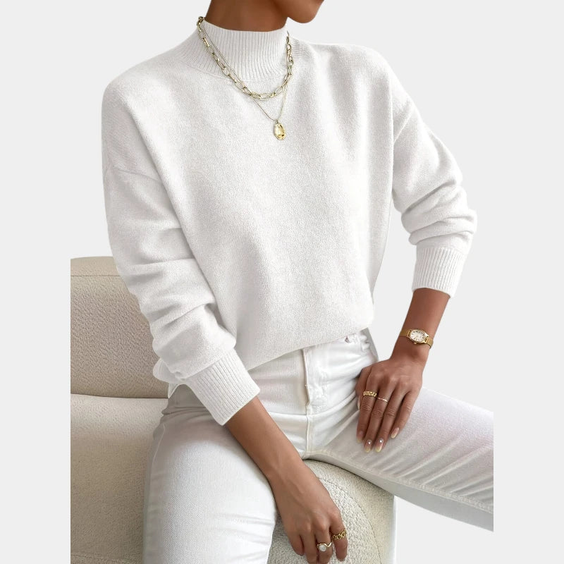 Gleame.-Truien & Vesten-Gleame trui - elegante pullover met lange mouwen en warm