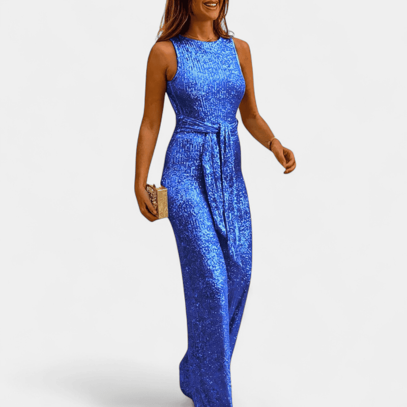 Gleame.-Women Jumpsuit-Gleame jumpsuit - glitter jumpsuit met zomerse uitstraling voor dames