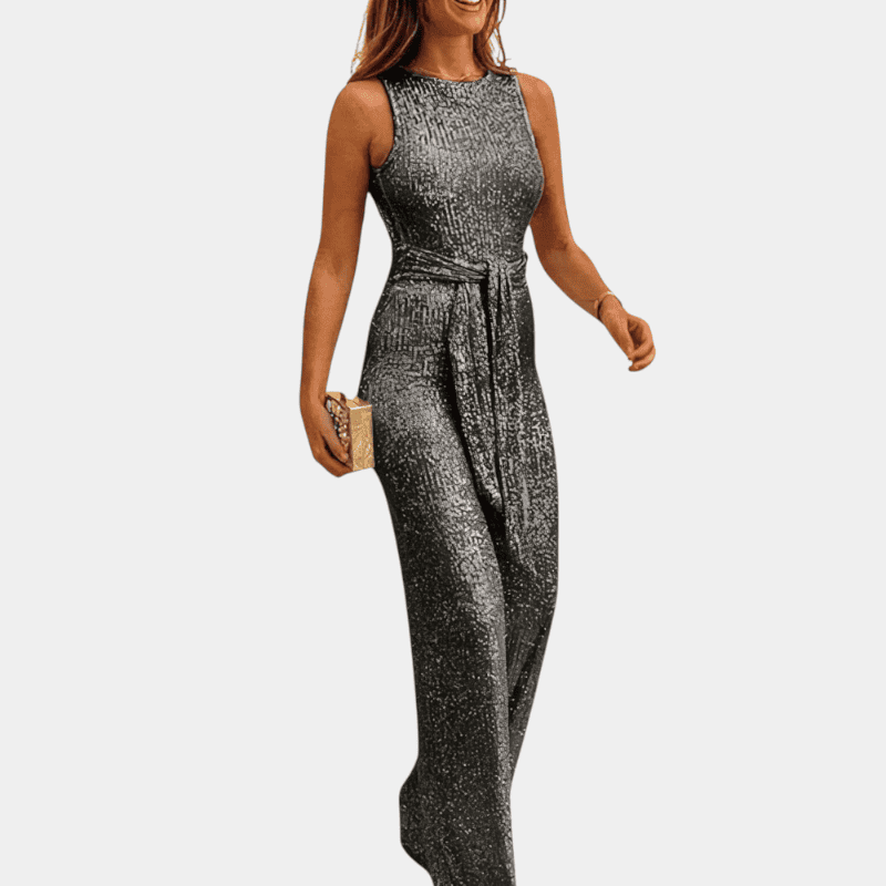 Gleame.-Women Jumpsuit-Gleame jumpsuit - glitter jumpsuit met zomerse uitstraling voor dames