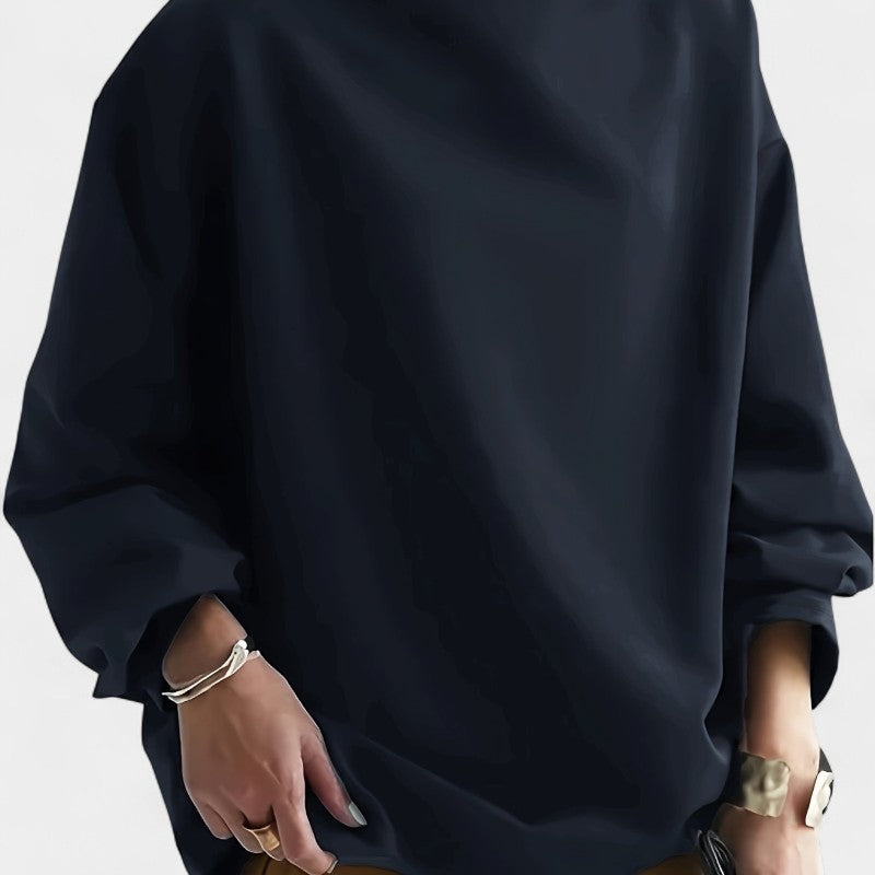 Gleame.-Women Shirt-Gleame Shirt - Elegante lange mouwen knoopshirt met ronde hals