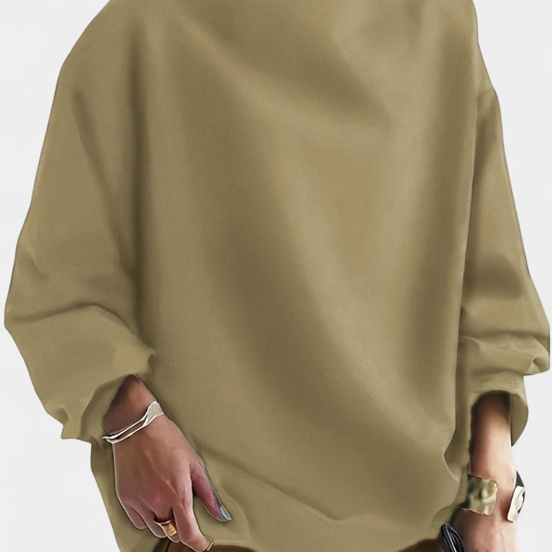 Gleame.-Women Shirt-Gleame Shirt - Elegante lange mouwen knoopshirt met ronde hals