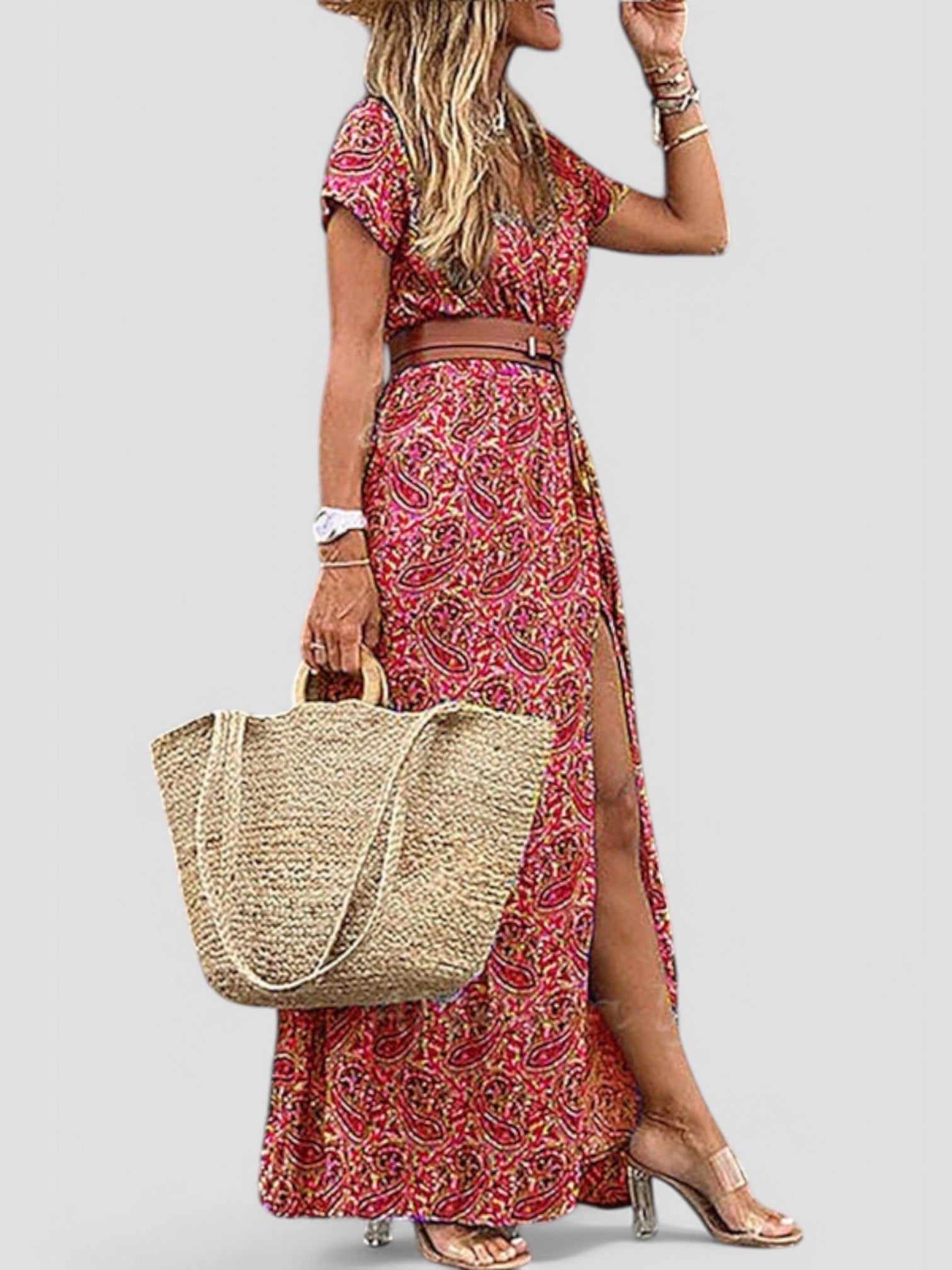 Gleame Lange Zomerjurk - Stijlvolle en elegante boho jurk voor dames