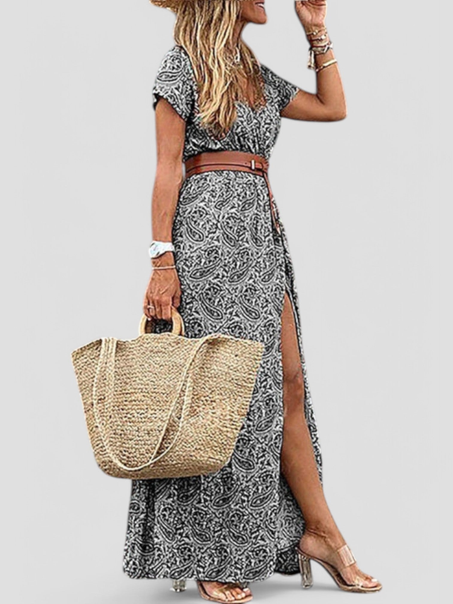 Gleame Lange Zomerjurk - Stijlvolle en elegante boho jurk voor dames