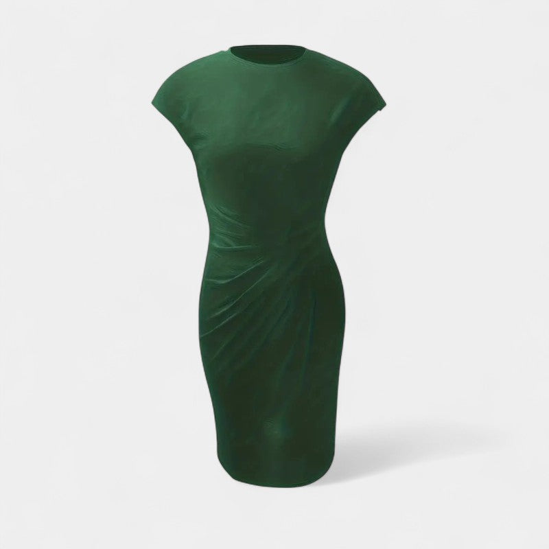 Gleame Jurk – Midi dress zomerjurk met korte mouwen