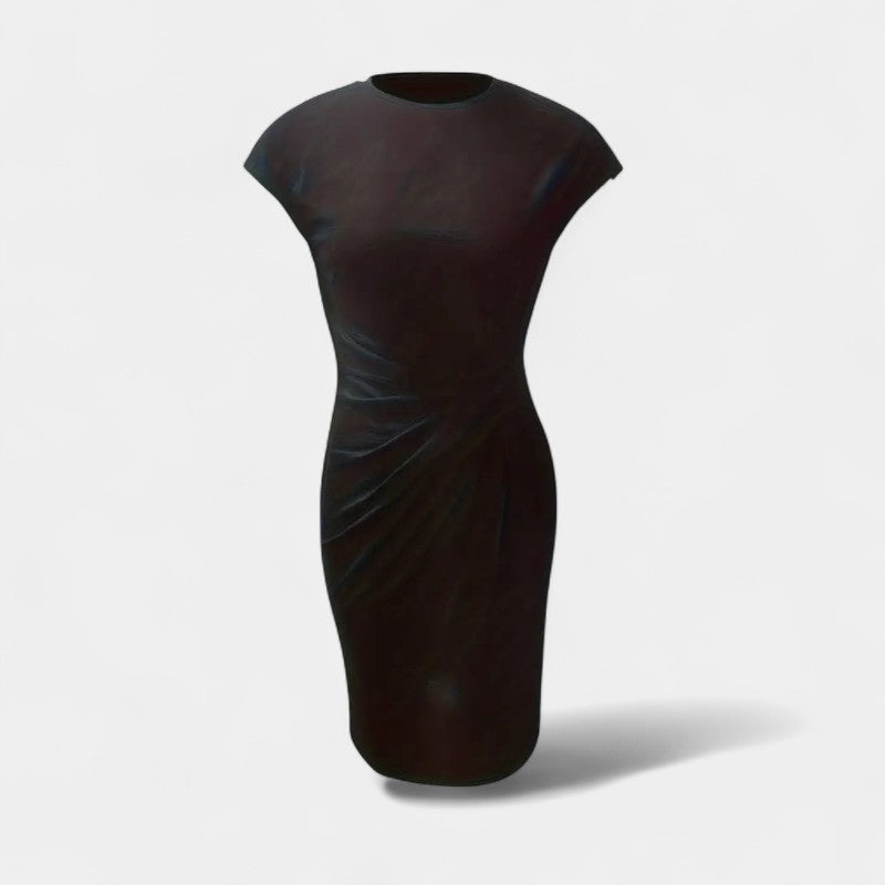 Gleame Jurk – Midi dress zomerjurk met korte mouwen