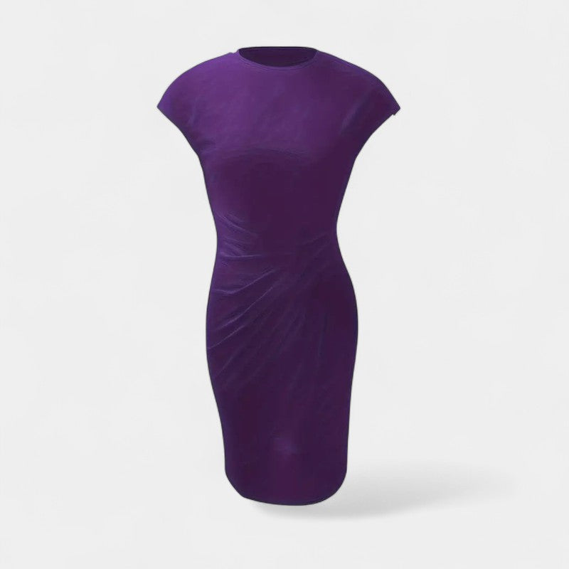 Gleame Jurk – Midi dress zomerjurk met korte mouwen