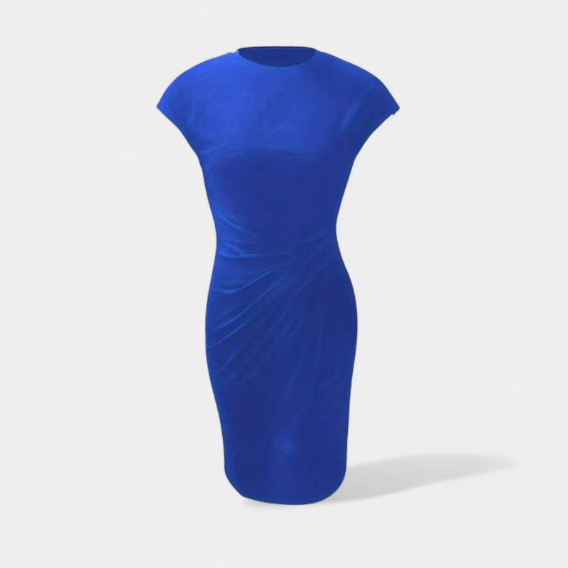 Gleame Jurk – Midi dress zomerjurk met korte mouwen