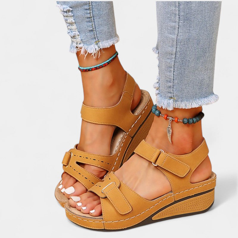 Gleame Sandalen - Comfortabele sandalen met lage hak voor dames