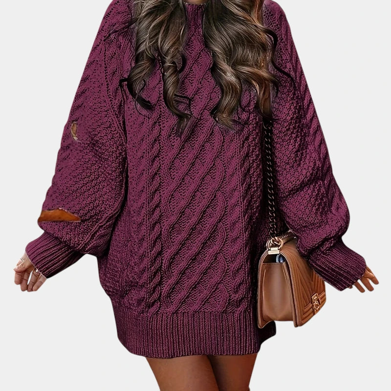 Gleame.-Truien & Vesten-Gleame Trui - Casual losse trui met lange mouwen en ronde hals