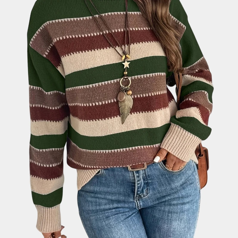 Gleame.-Truien & Vesten-Gleame Trui - Casual trui met ronde hals en lange mouwen