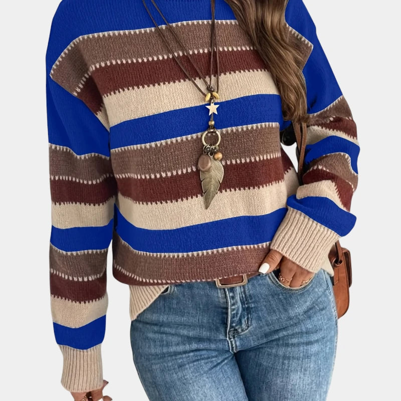 Gleame.-Truien & Vesten-Gleame Trui - Casual trui met ronde hals en lange mouwen