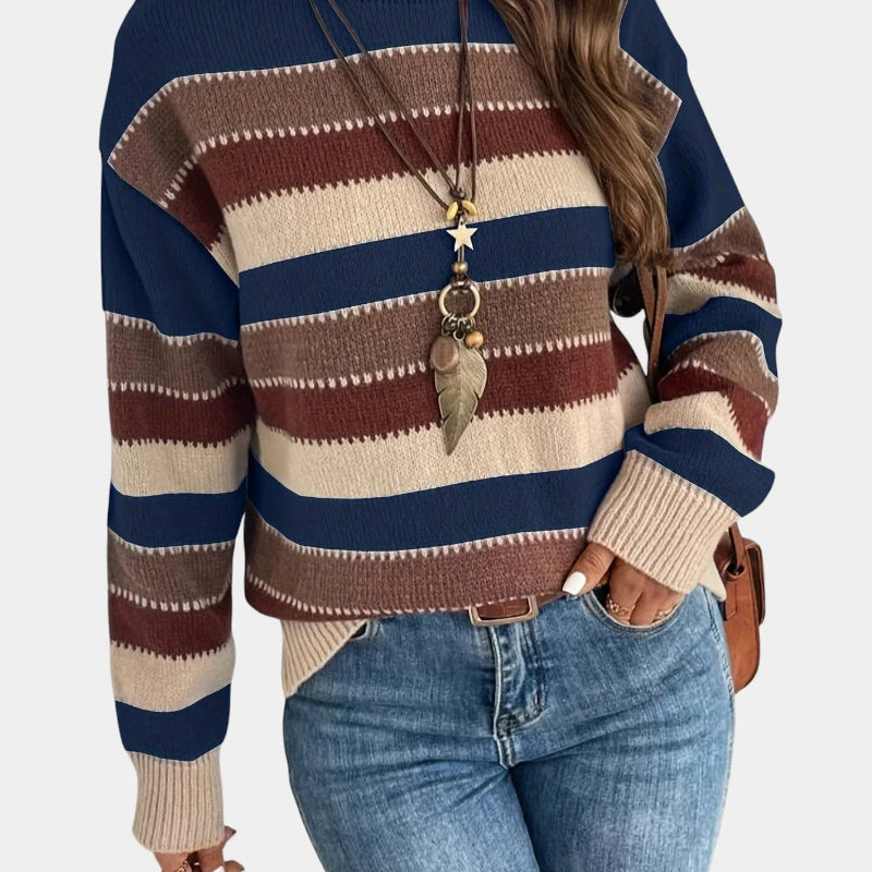 Gleame.-Truien & Vesten-Gleame Trui - Casual trui met ronde hals en lange mouwen