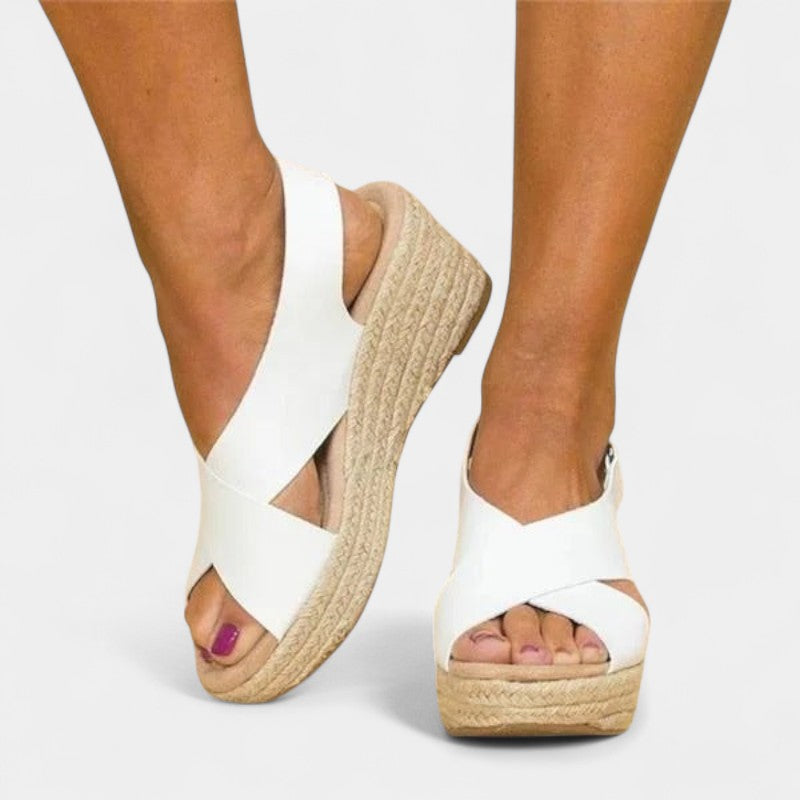 Gleame.-Schoenen-Gleame Sandalen - Vrouwen wedge heel casual sandalen