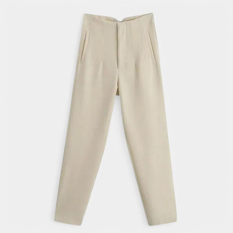 Gleame Broek Elegante rechte lange broek voor vrouwen