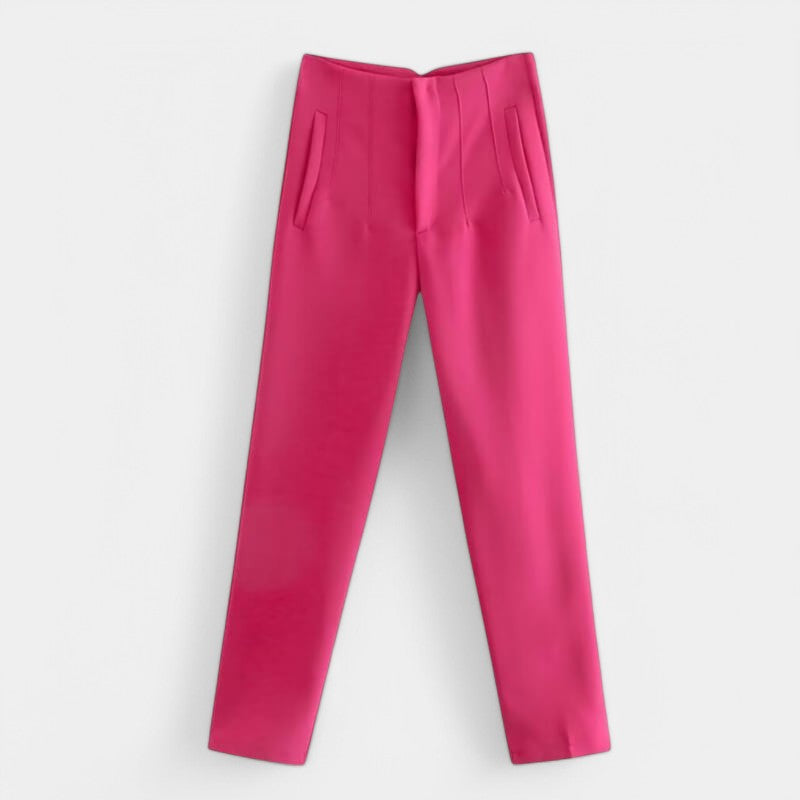 Gleame Broek Elegante rechte lange broek voor vrouwen