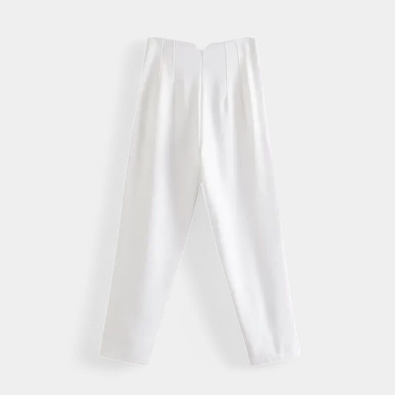 Gleame Broek Elegante rechte lange broek voor vrouwen
