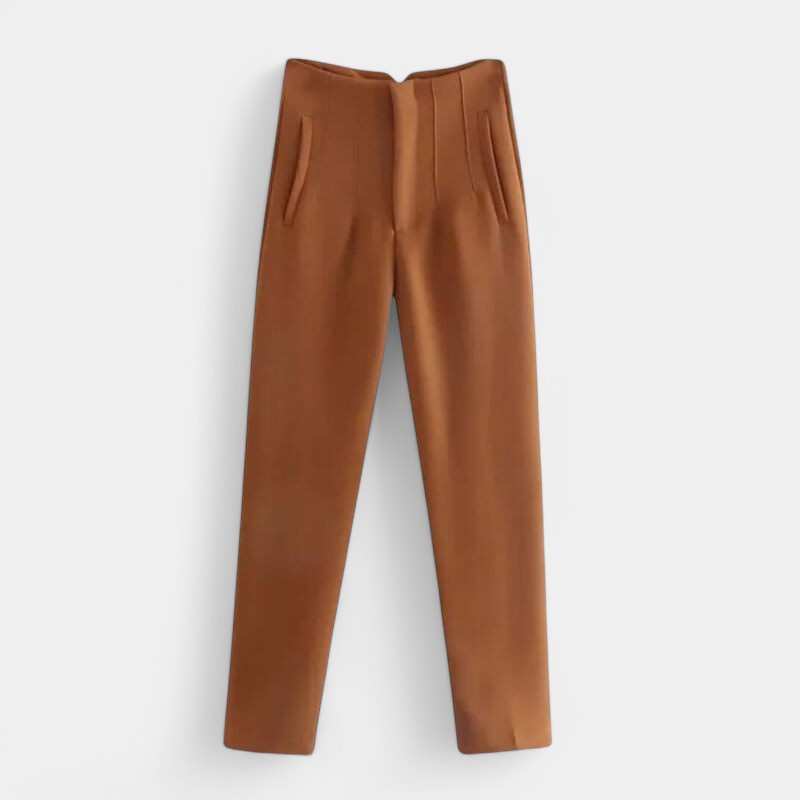 Gleame Broek Elegante rechte lange broek voor vrouwen