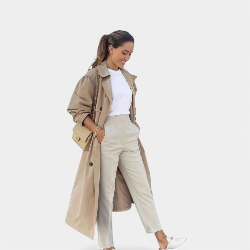 Gleame Broek Elegante rechte lange broek voor vrouwen