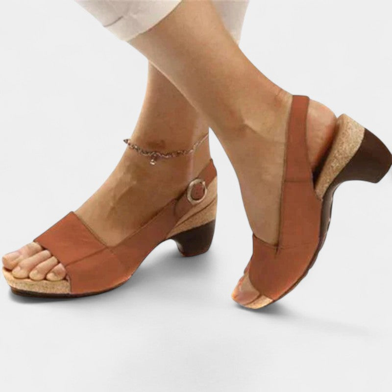 Gleame.-Schoenen-Gleame Sandalen - Vrouwen casual comfortabele dikke hak sandalen