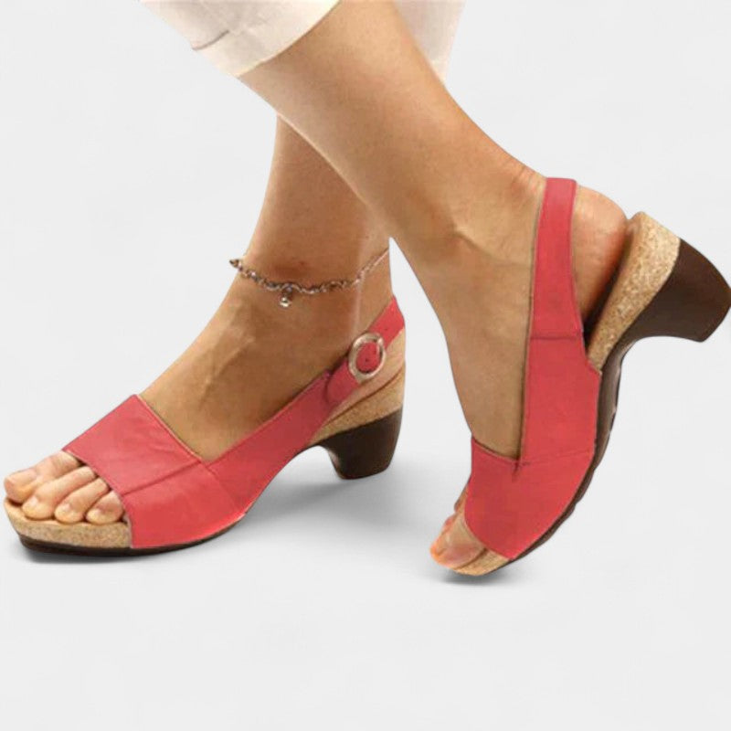 Gleame.-Schoenen-Gleame Sandalen - Vrouwen casual comfortabele dikke hak sandalen