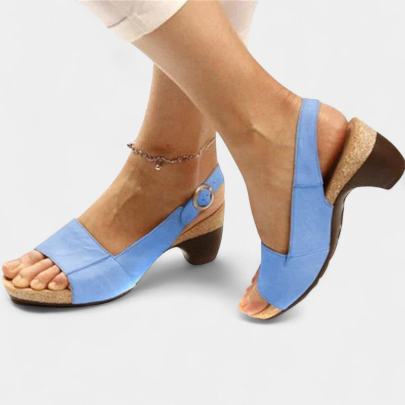 Gleame.-Schoenen-Gleame Sandalen - Vrouwen casual comfortabele dikke hak sandalen