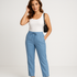 Gleame.-broeken dames-Gleame Linnen Damesbroek – Comfortabele broek met hoge taille en trekkoord